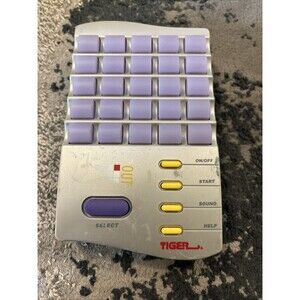 Vintage 1995 Lights Out Handheld Puzzle Game Tiger Electronics